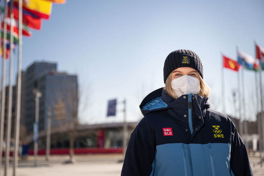 Maja Nylén-Persson of the Swedish national women's ice