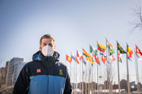 Head coach Ulf Lundberg of the Swedish national women's ice