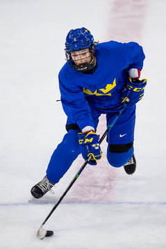 Linnéa Andersson of Sweden women's ice hockey team
