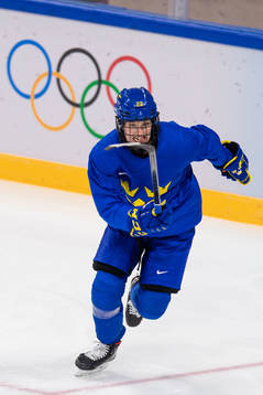 Linn Peterson of Sweden women's ice hockey team