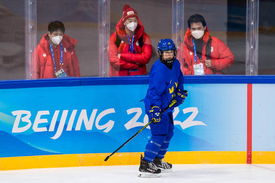 Lisa Johansson of Sweden women's ice hockey team