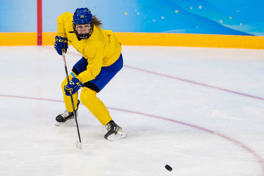 Felizia Wikner-Zienkiewicz of Sweden women's ice hockey team