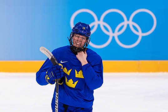 Sara Hjalmarsson of Sweden women's ice hockey team