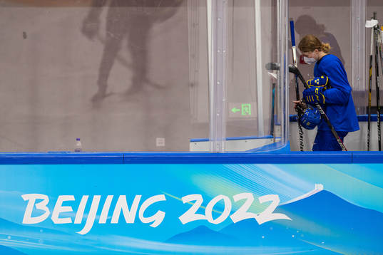 Paula Bergström of Sweden women's ice hockey team