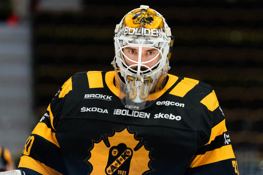 Skellefteås målvakt Gustaf Lindvall
