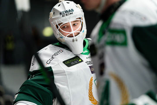 Färjestads målvakt Dennis Hildeby