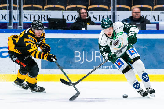 Skellefteås Rickard Hugg och Färjestads Daniel Viksten