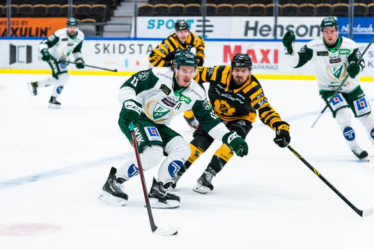 Färjestads Joakim Nygård och Skellefteås Jayce Hawryluk