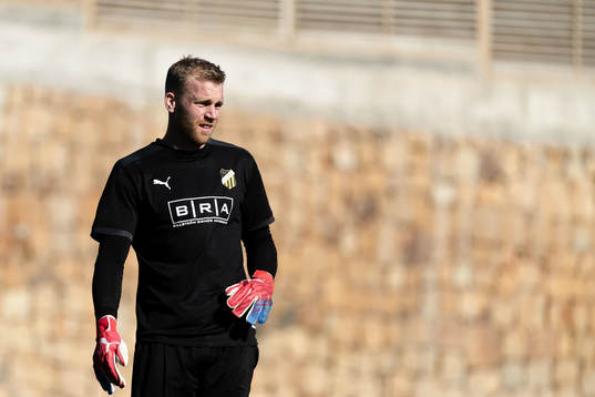 Häckens målvakt Peter Abrahamsson