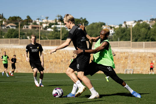 Sebastian Lagerlund och Benie Traore