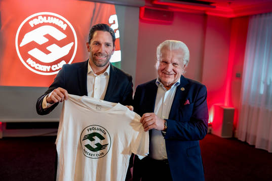 Frölundas Joel Lundqvist och Mats Grauers presenterar nytt