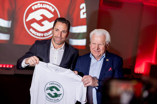 Frölundas Joel Lundqvist och Mats Grauers presenterar nytt