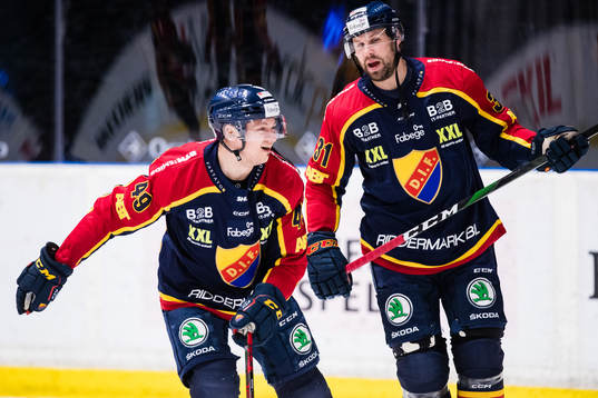 Djurgårdens Rhett Rakhshani och Dick Axelsson