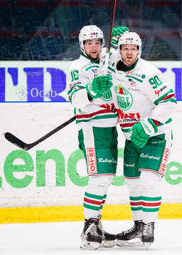 Rögles Lucas Ekeståhl-Jonsson jublar
