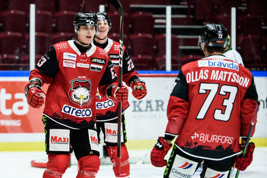 Malmö Redhawks Fredrik Händemark jublar
