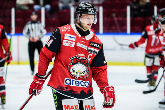 Malmö Redhawks Carl Söderberg deppar
