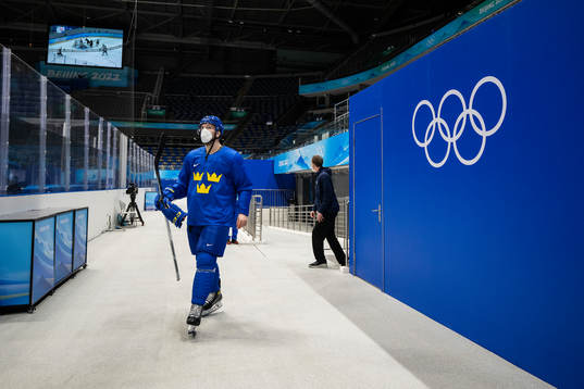 Oscar Fantenberg of the Swedish national men's ice hockey