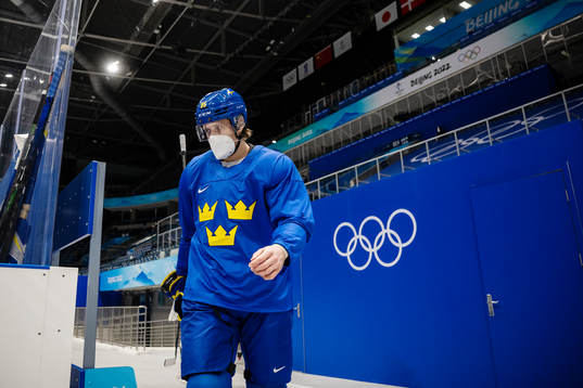 Jacob de la Rose of the Swedish national men's ice hockey