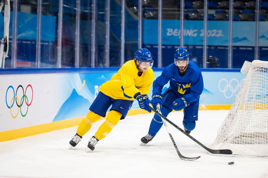 Linus Hultström and Oscar Fantenberg of the Swedish