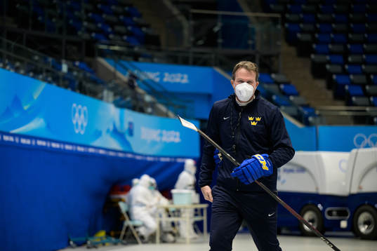 Head coach Johan Garpenlöv of the Swedish national men's