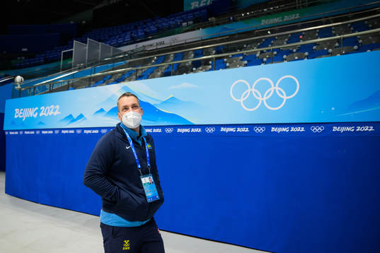 Scouting coach Tomas Montén of the Swedish national men's
