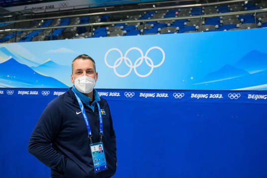 Scouting coach Tomas Montén of the Swedish national men's
