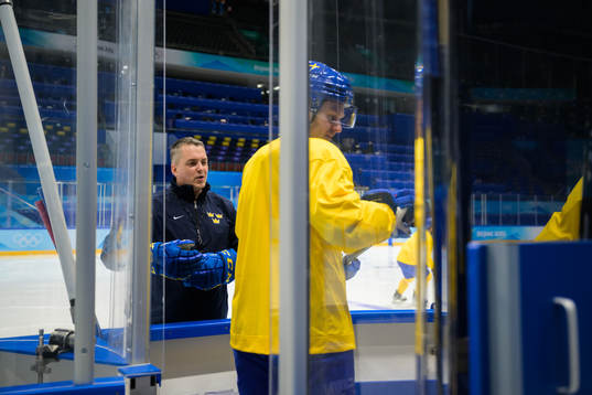 Scouting coach Tomas Montén of the Swedish national men's