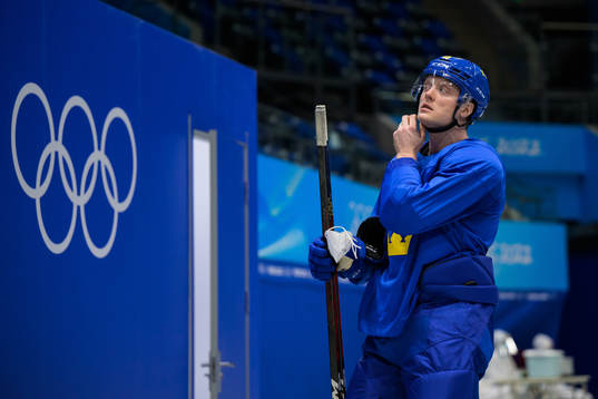 Carl Klingberg of the Swedish national men's ice hockey