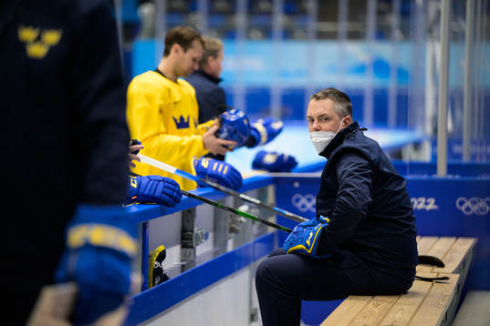 Scouting coach Tomas Montén of the Swedish national men's