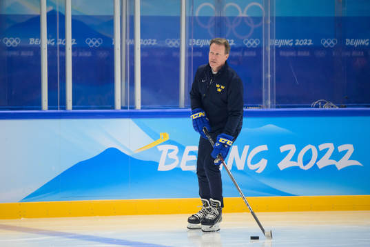 Head coach Johan Garpenlöv of the Swedish national men's