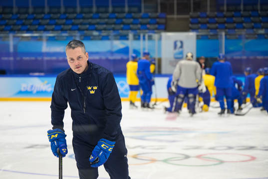 Scouting coach Tomas Montén of the Swedish national men's