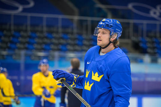 Jacob de la Rose of the Swedish national men's ice hockey