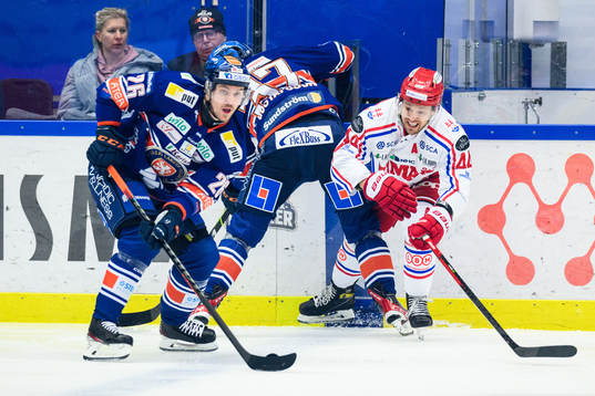 Växjös Joel Kellman och Timrås Jacob Blomqvist