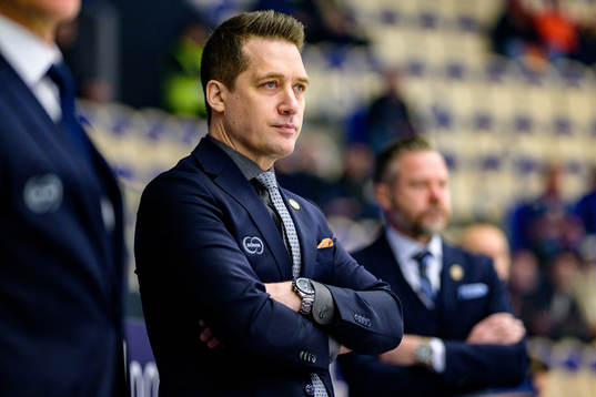 Växjös tränare Sam Hallam