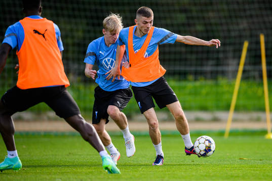 Emil Lindman och Amel Mujanic