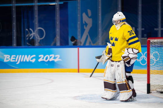 Goaltender Emma Söderberg of Sweden