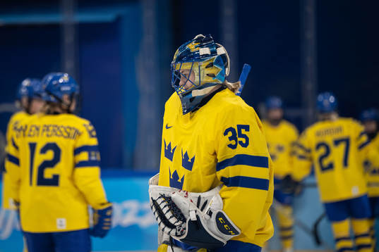 Goaltender Ida Boman of Sweden
