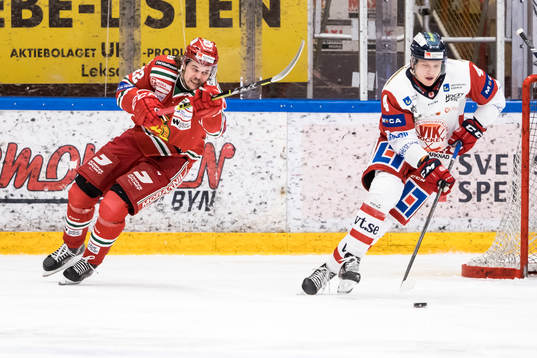 Moras Måns Carlsson och Västerviks Johannes Johannesen