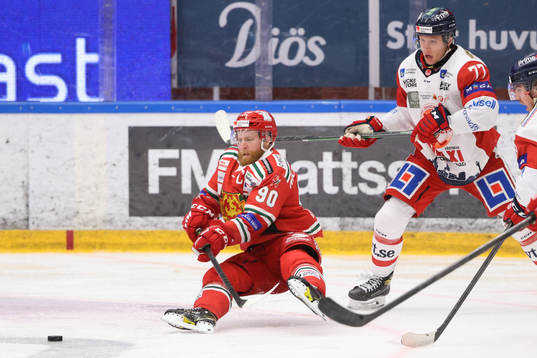 Moras Daniel Ljungren och Västerviks Luke Green