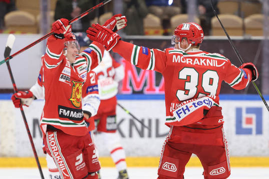 Moras Kristoffer Gunnarsson jublar