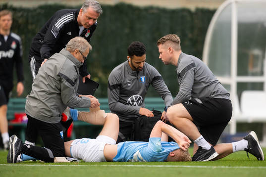 Emil Lindman in pain