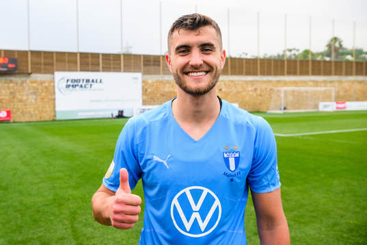 Matej Chalus of Malmö FF poses for a portrait