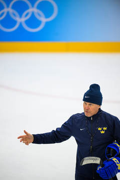 Head coach Johan Garpenlöv of the Swedish men’s national