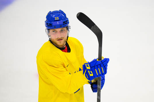 Linus Hultström of the Swedish men’s national ice hockey