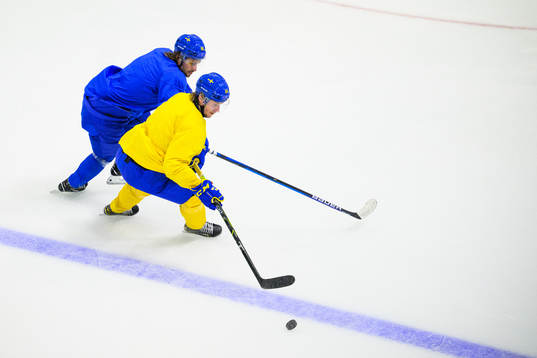 Jonathan Pudas och Mathias Bromé of the Swedish men’s
