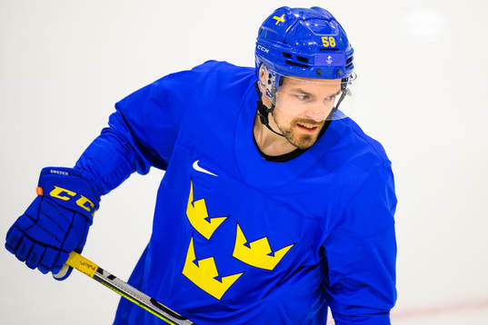 Anton Lander of the Swedish men’s national ice hockey