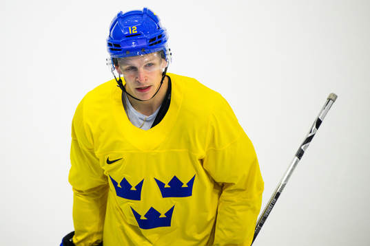 Max Friberg of the Swedish men’s national ice hockey team