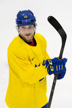 Linus Hultström of the Swedish men’s national ice hockey