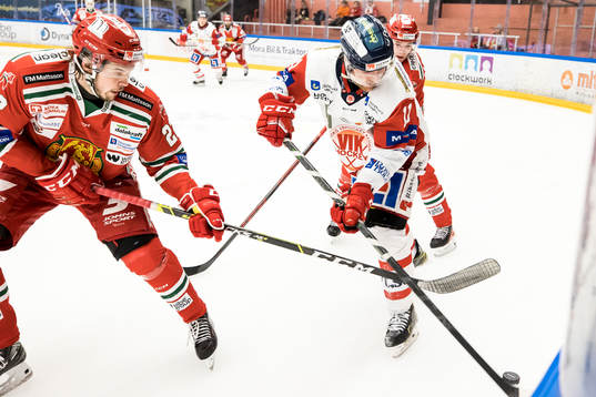 Moras Måns Carlsson och Västerviks Alexander Hilmerson