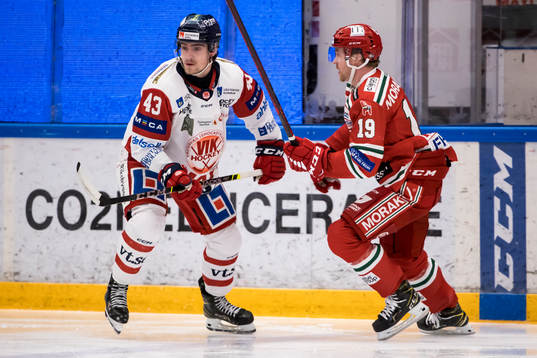 Västerviks Max Krogdahl och Moras Filip Lennström